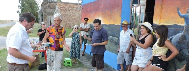 El Camino de los Murales de Leo Arti por Florida, San Jos&eacute; y Colonia