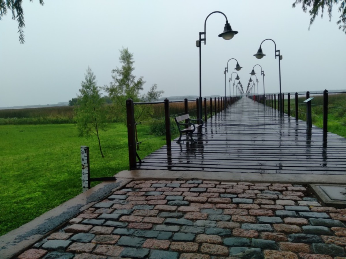 El muelle de Villa Soriano.