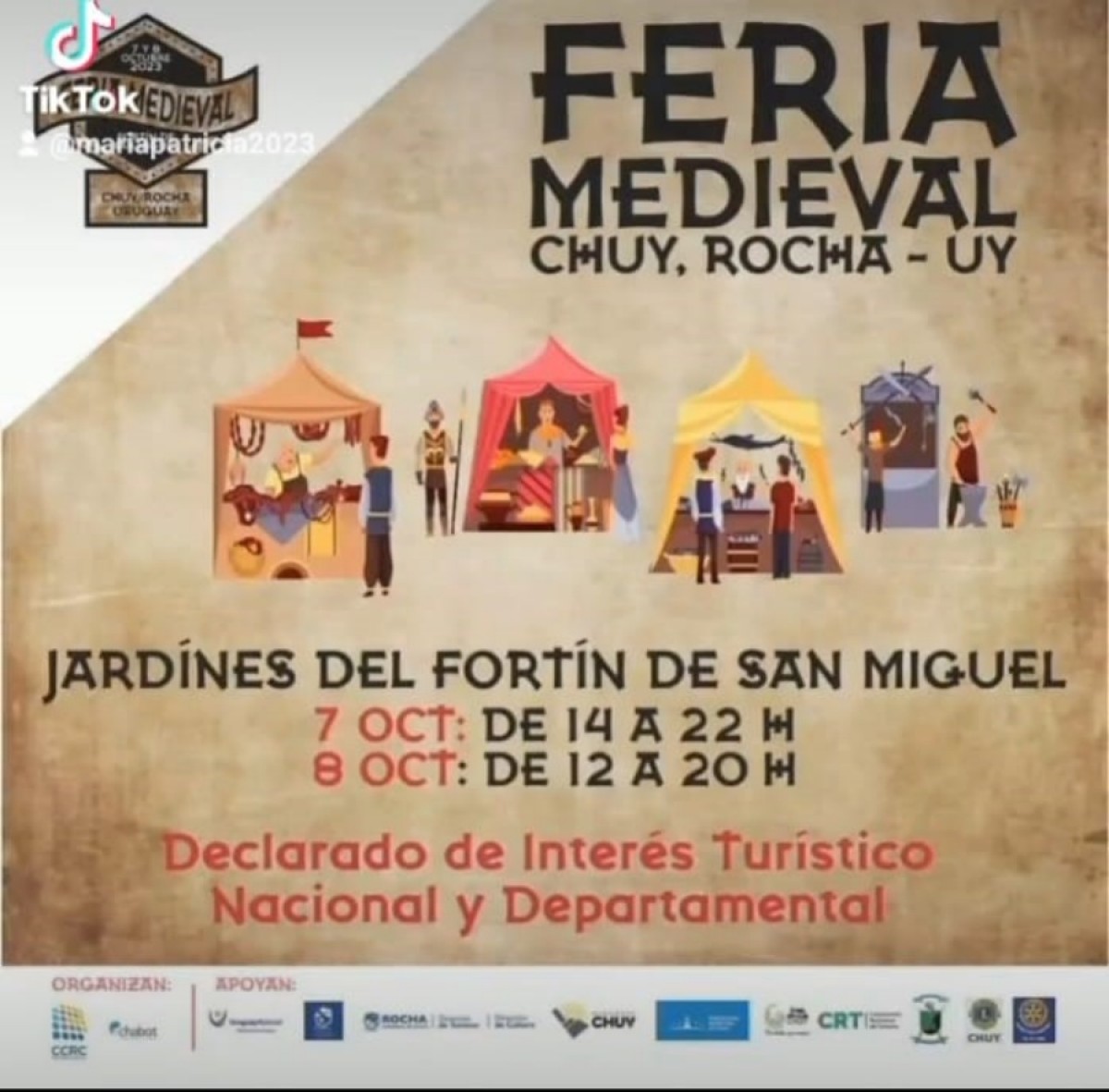 Rocha recibe a la atractiva Feria Medieval