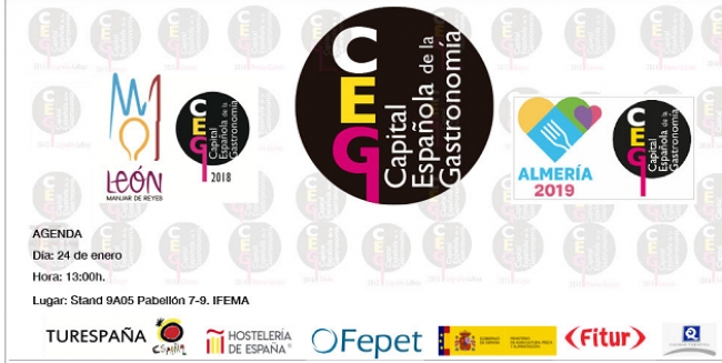 Almer&iacute;a recibir&aacute; el relevo de Le&oacute;n para ser Capital Espa&ntilde;ola de la Gastronom&iacute;a