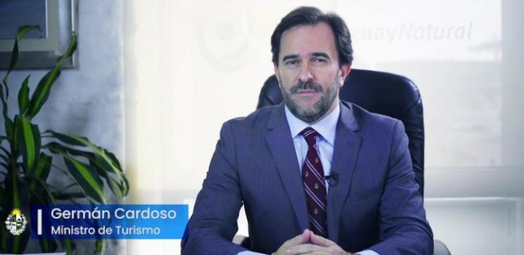 Mensaje del ministro de turismo Germ&aacute;n Cardoso