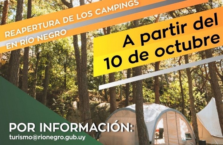 R&iacute;o Negro reabre campings