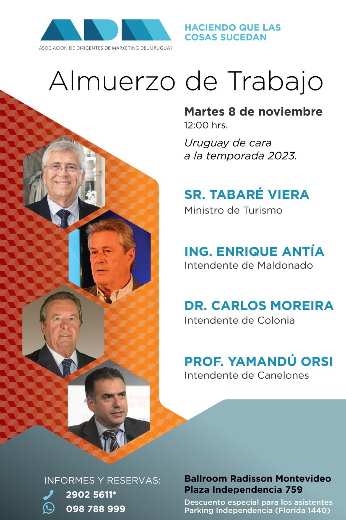 Almuerzo de ADM: Uruguay de cara a la temporada 2023