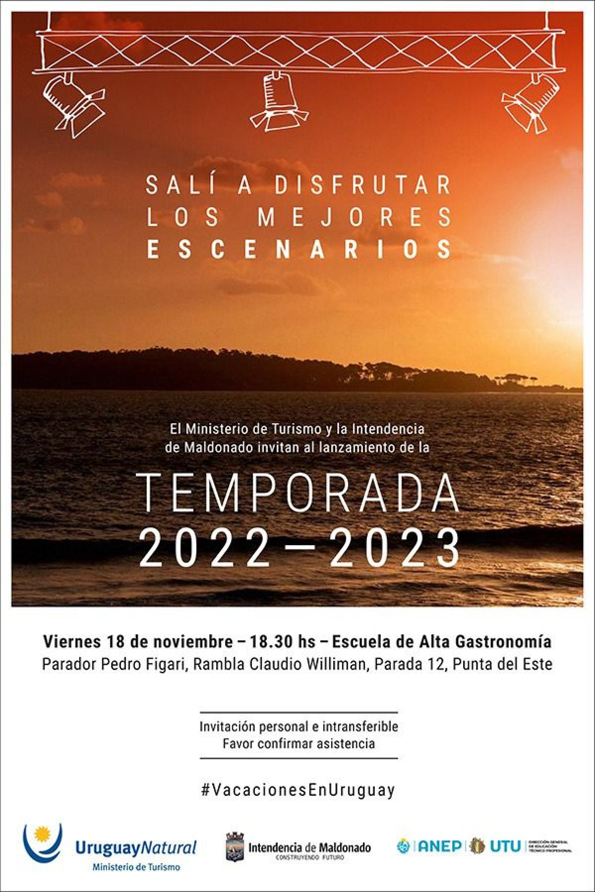El lanzamiento de la temporada de verano ser&aacute; en Punta del Este el viernes 18