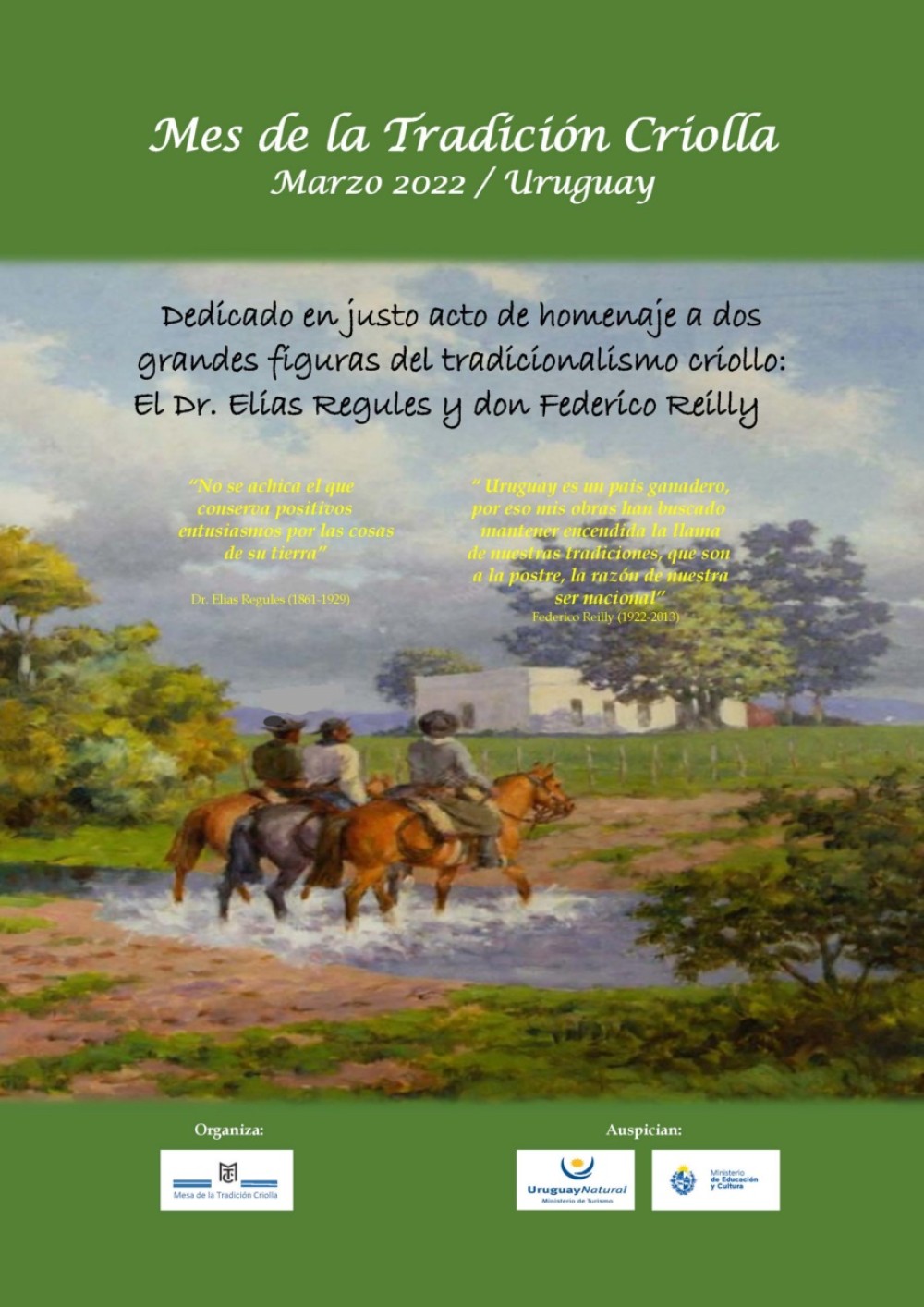 Marzo es el Mes de la Tradici&oacute;n Criolla