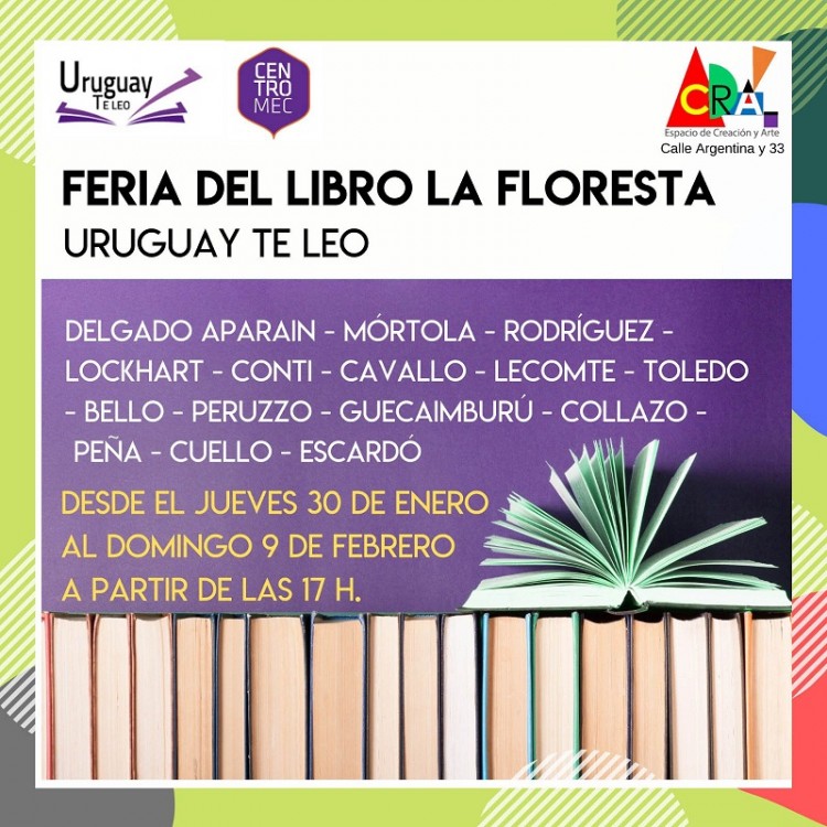 Feria del Libro &ldquo;Uruguay Te Leo&rdquo; en La Floresta