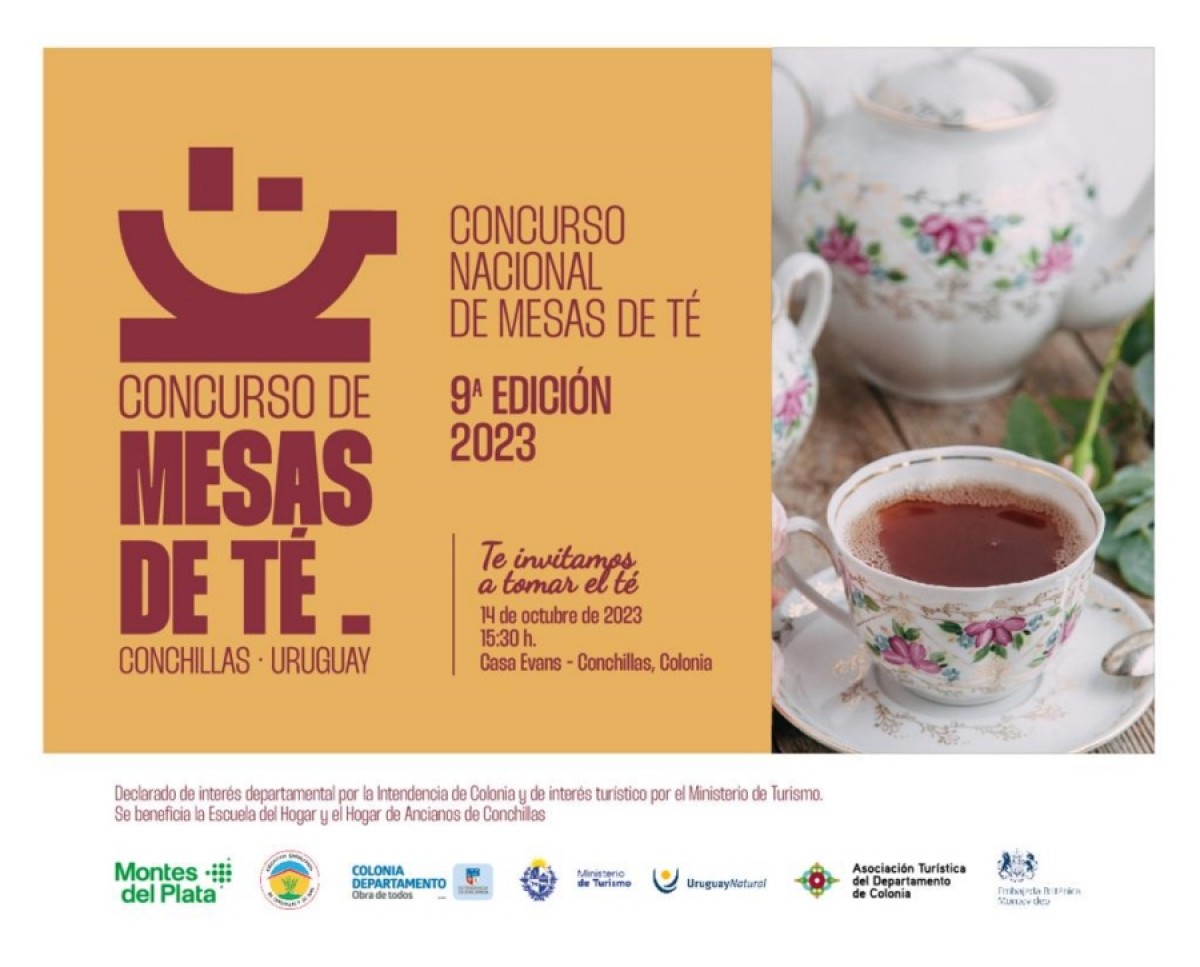 El Concurso Nacional de Mesas de Té es el sábado 14 en Conchillas