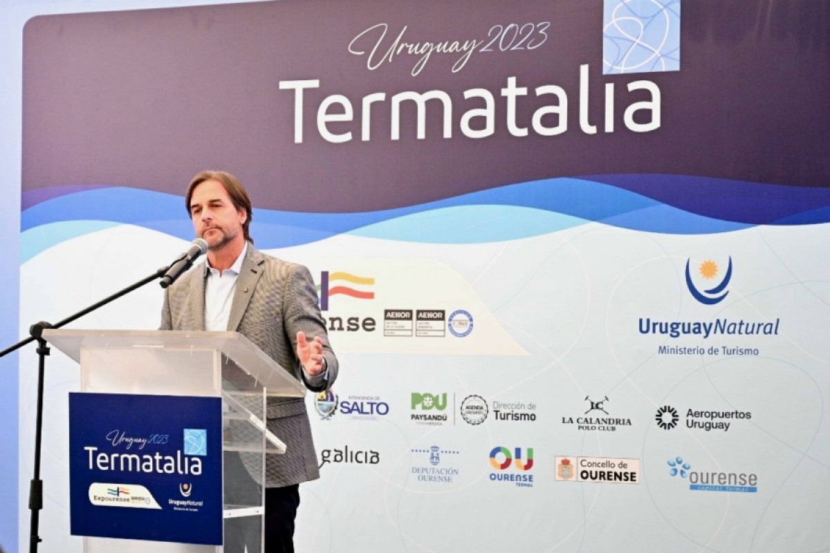 Presidente de Uruguay Luis Lacalle Pou inauguró Termatalia Uruguay
