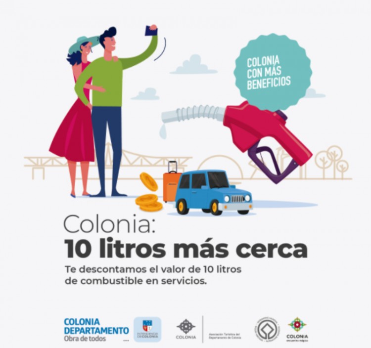 Colonia: 10 litros más cerca