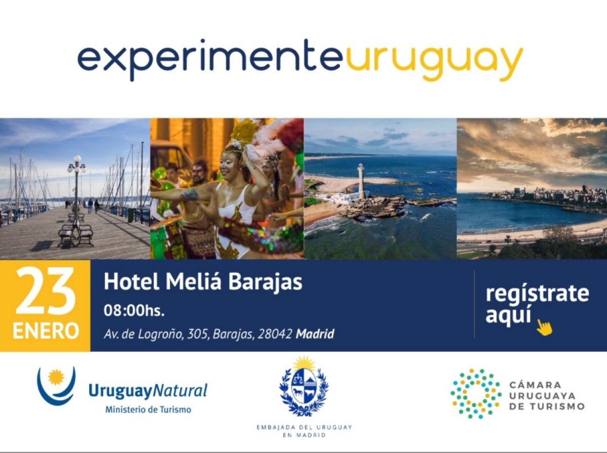 El primer “Experimente Uruguay” del año será en Madrid