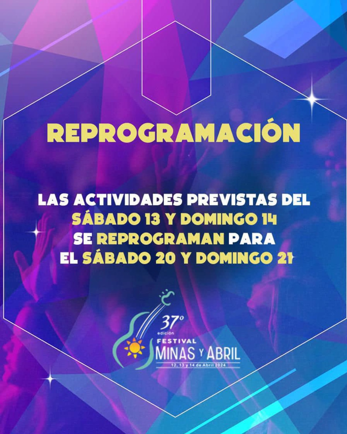 Minas y Abril es este fin de semana