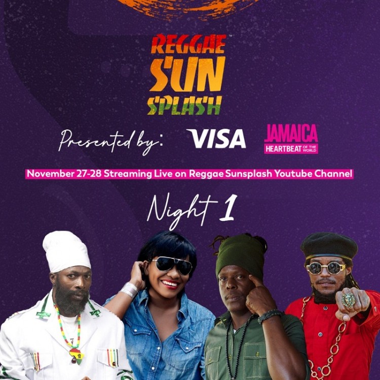 El ic&oacute;nico Reggae Sunplash de Jamaica ser&aacute; virtual, 27 y 28 de noviembre