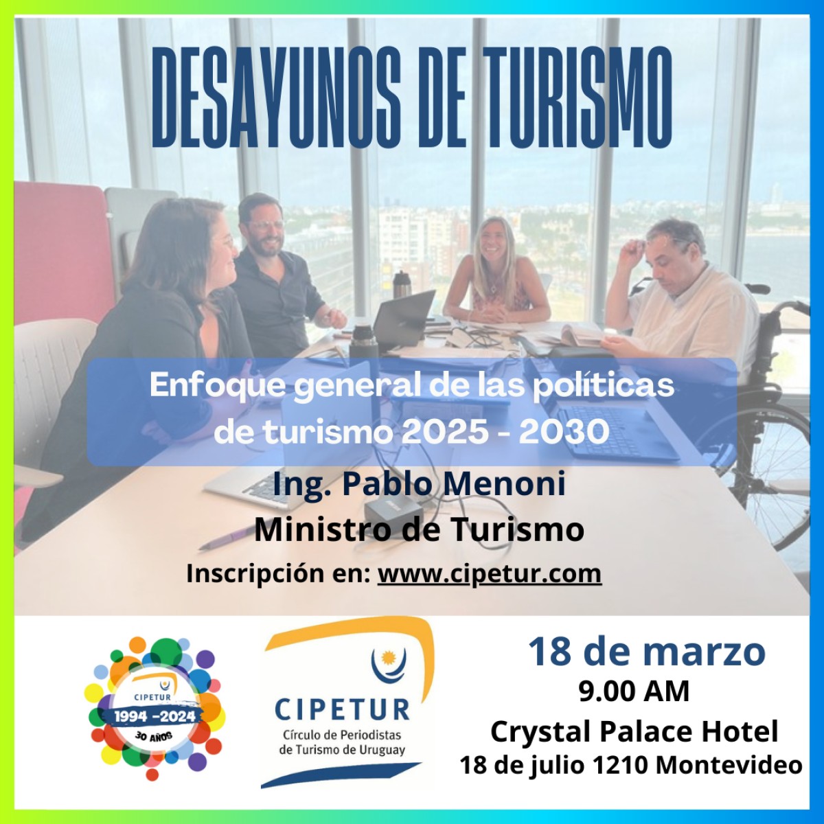 Desayuno de Turismo: Primer encuentro con el nuevo equipo del Ministerio de Turismo
