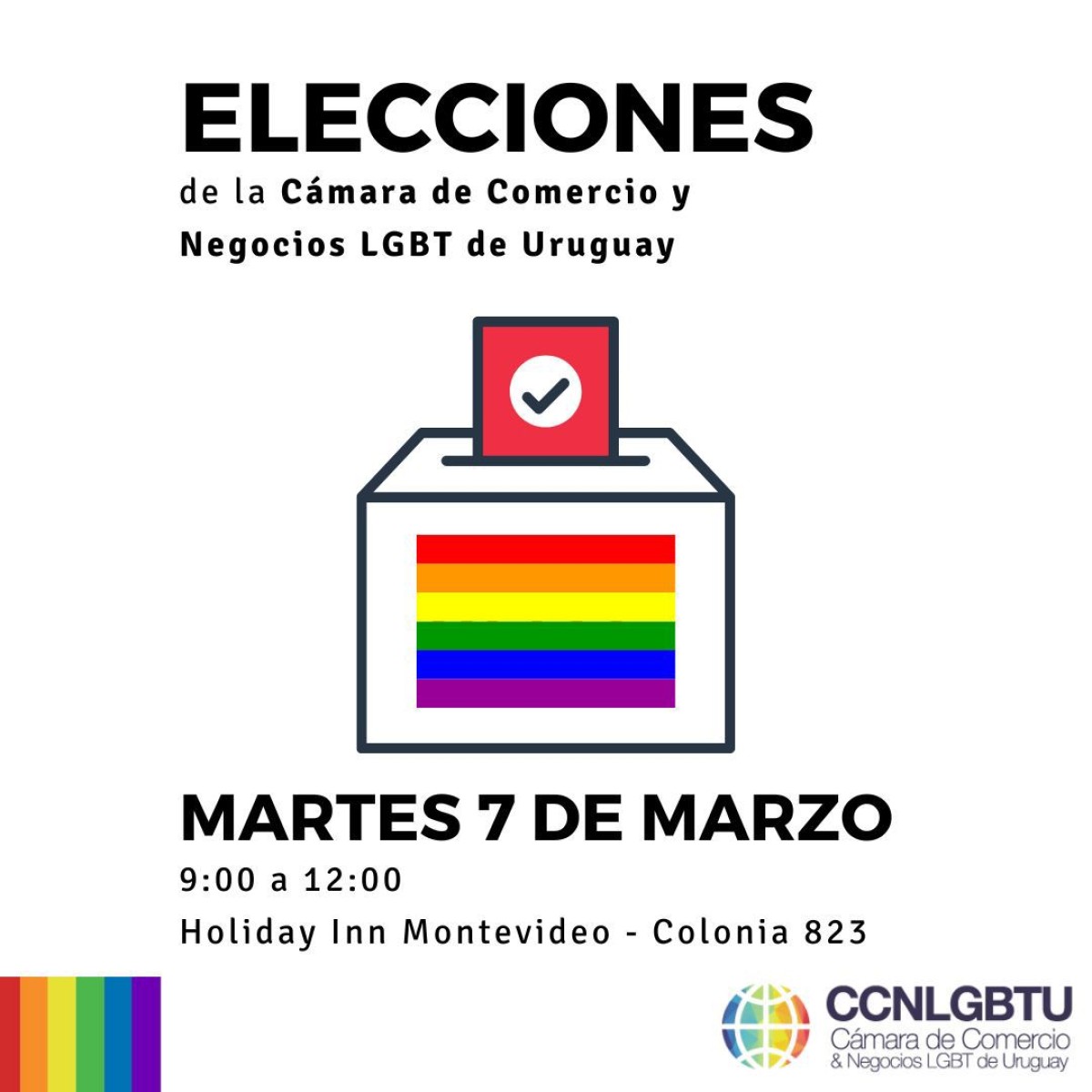 La C&aacute;mara de Comercio &amp; Negocios LGBT de Uruguay celebr&oacute; elecciones