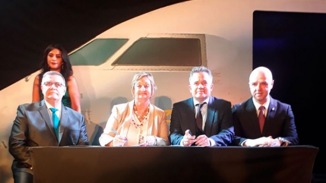 Los aviones de Amaszonas vuelan con la Marca Pa&iacute;s Uruguay Natural