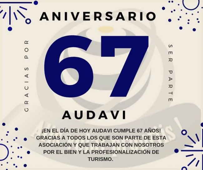 El CIPETUR saluda a la AUDAVI en su 67&ordm; aniversario