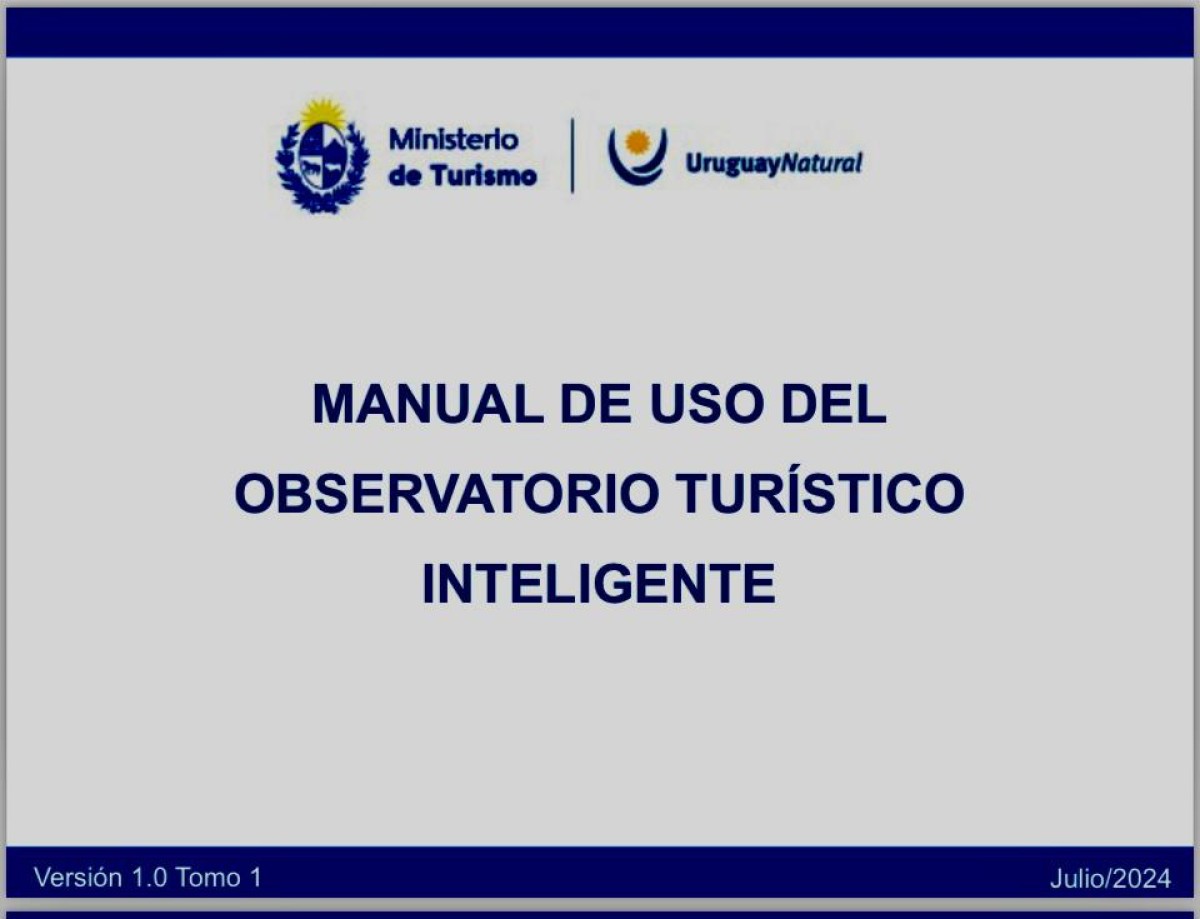 Manual de uso del Observatorio Turístico Inteligente