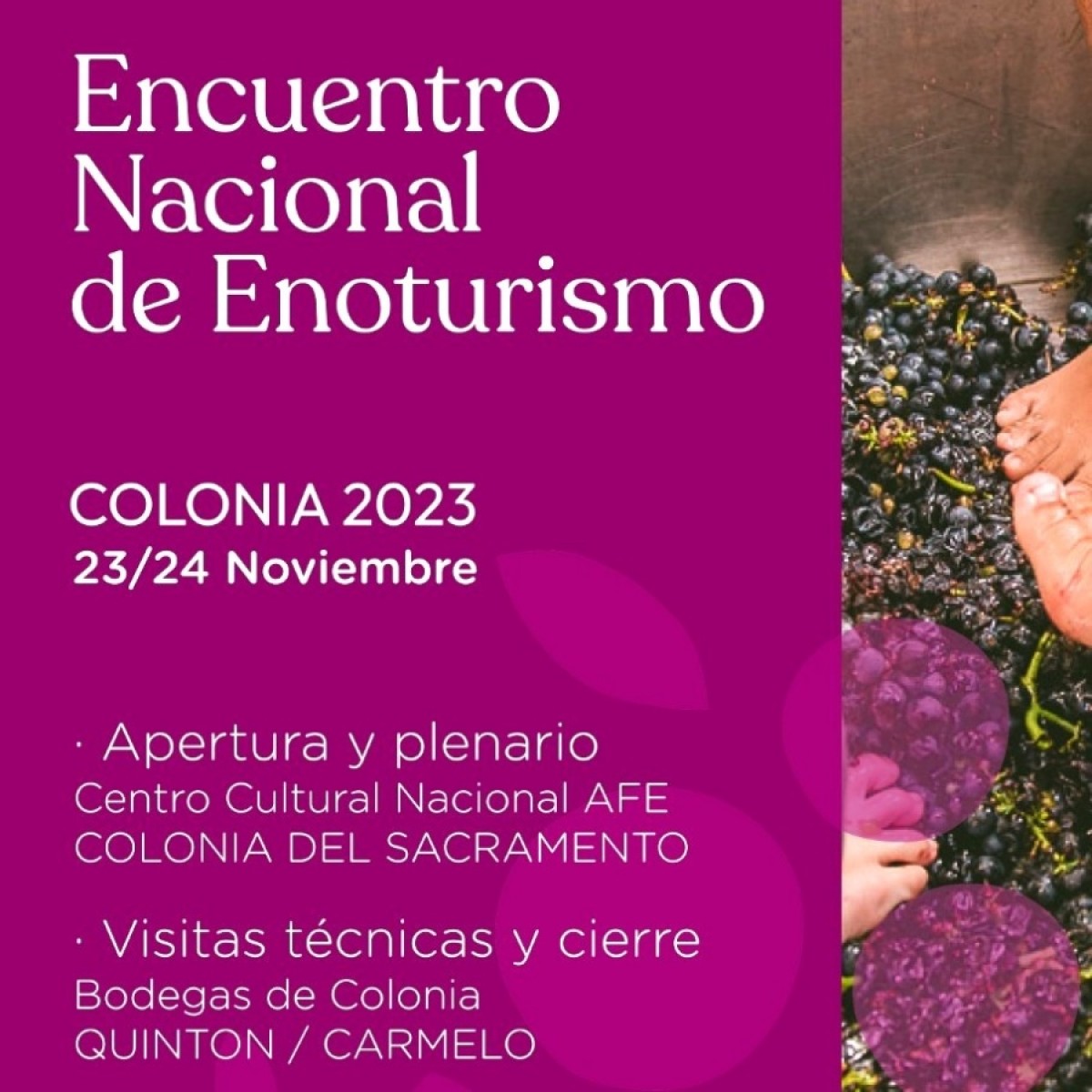 Colonia es sede del Encuentro Nacional de Enoturismo