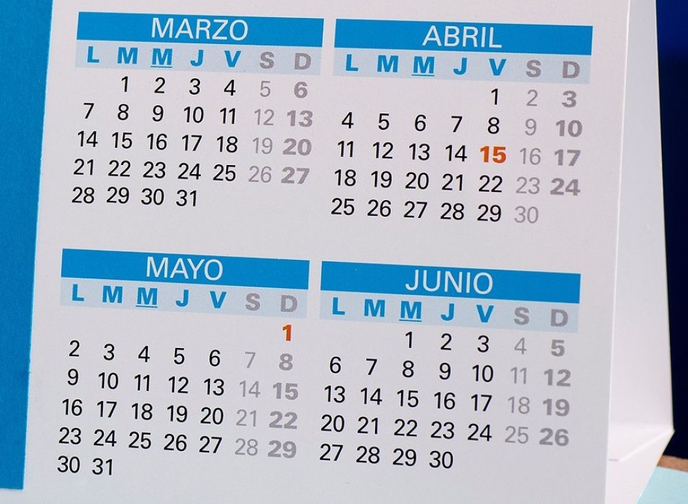 Agenda de eventos desde el 29 de marzo al 5 de abril