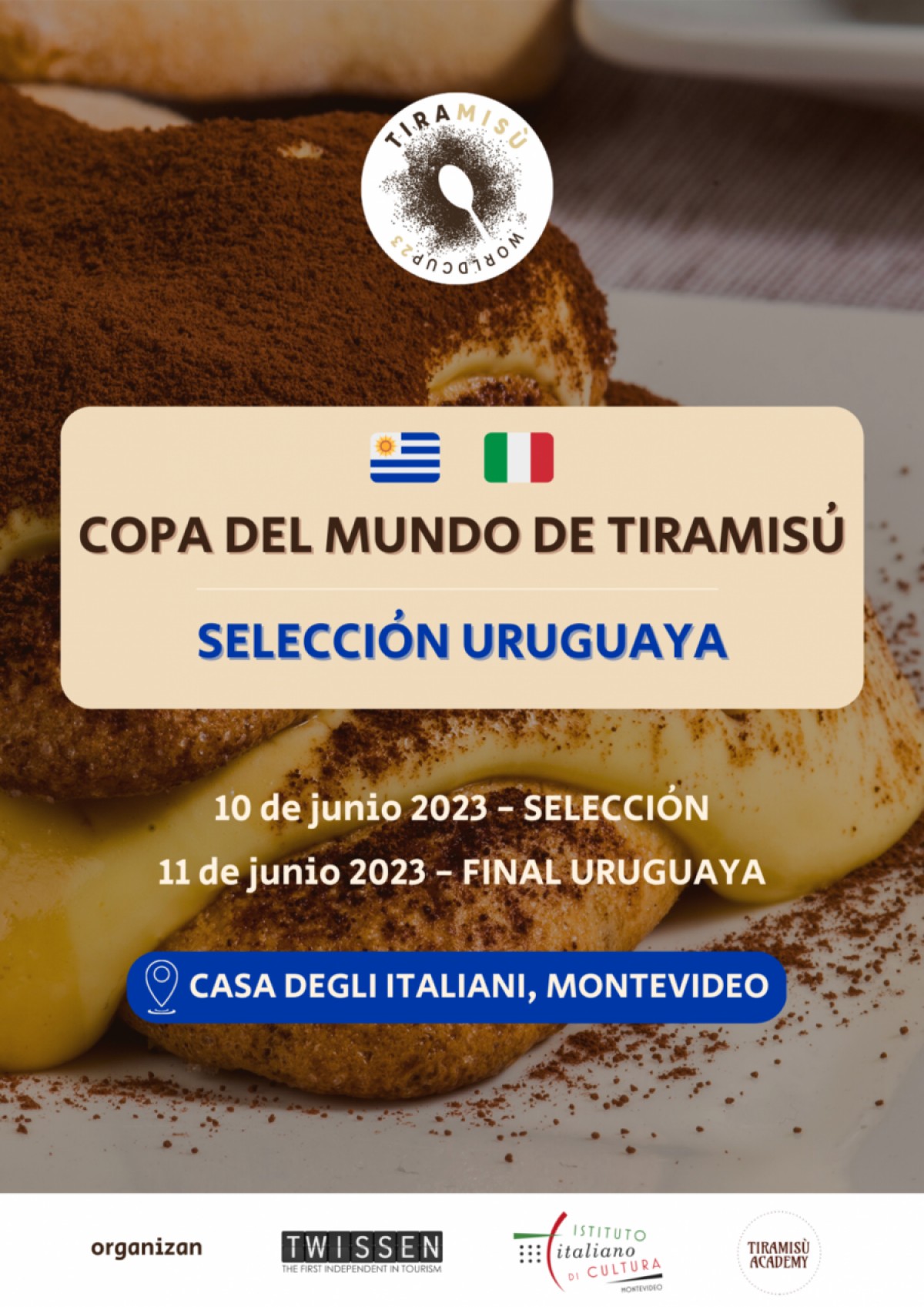 Uruguay busca al campeón nacional del Tiramisú para competir en el mundial