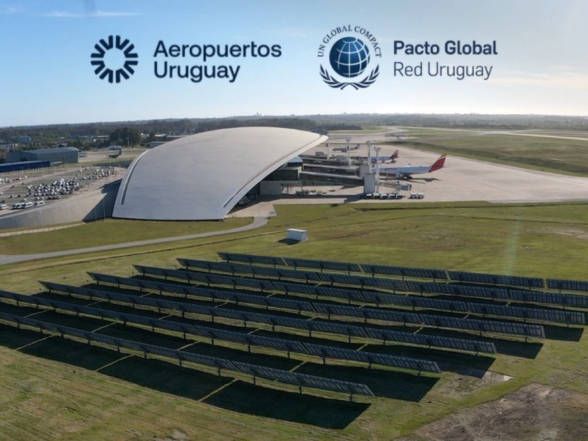 Aeropuertos Uruguay firmó adhesión al Pacto Global de Naciones Unidas y lanzó campaña de sustentabilidad