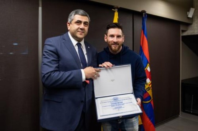 Lionel Messi nombrado Embajador de Turismo Responsable por la Organizaci&oacute;n Mundial de Turismo