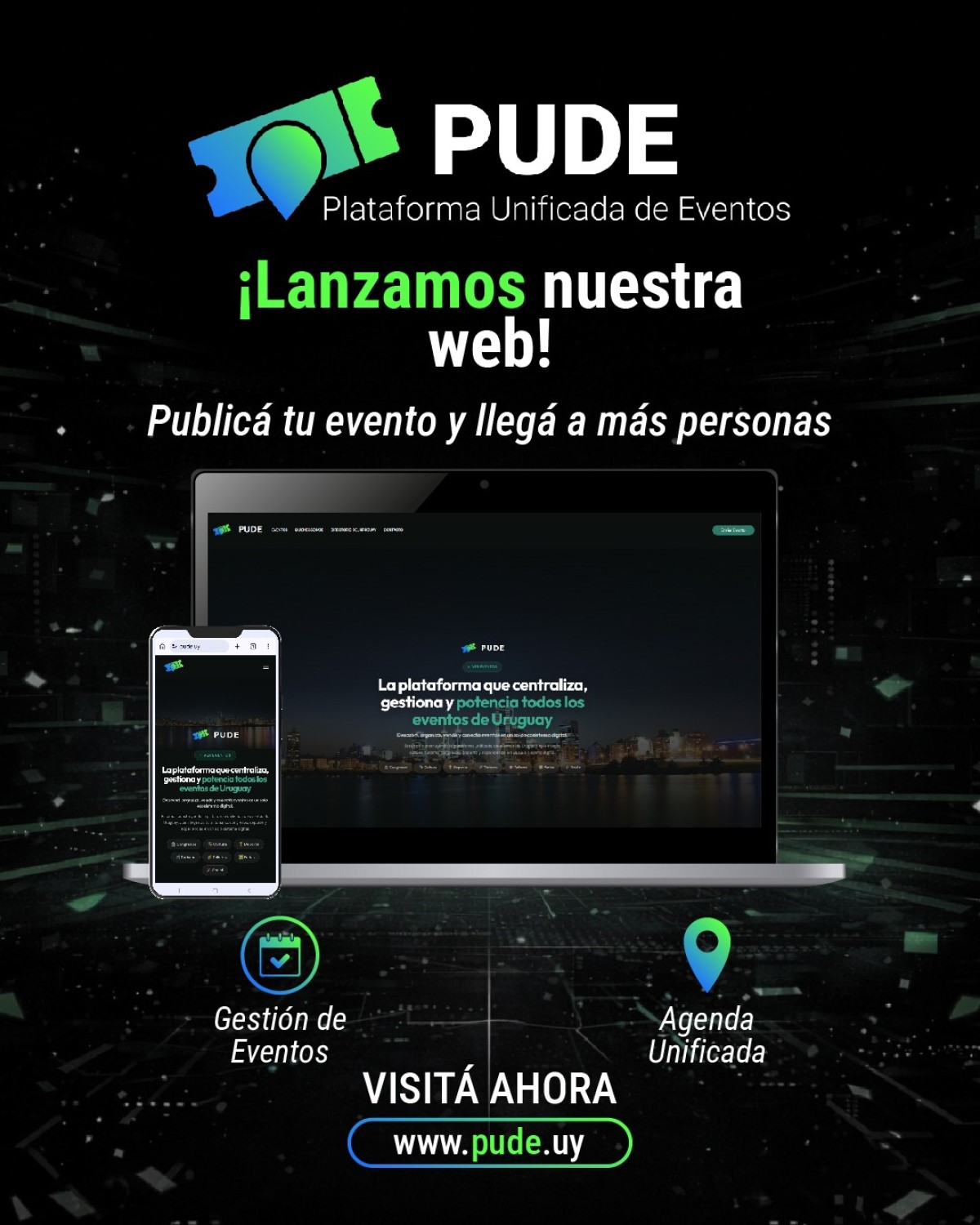 PUDE &ndash; Plataforma Unificada de Eventos de Uruguay