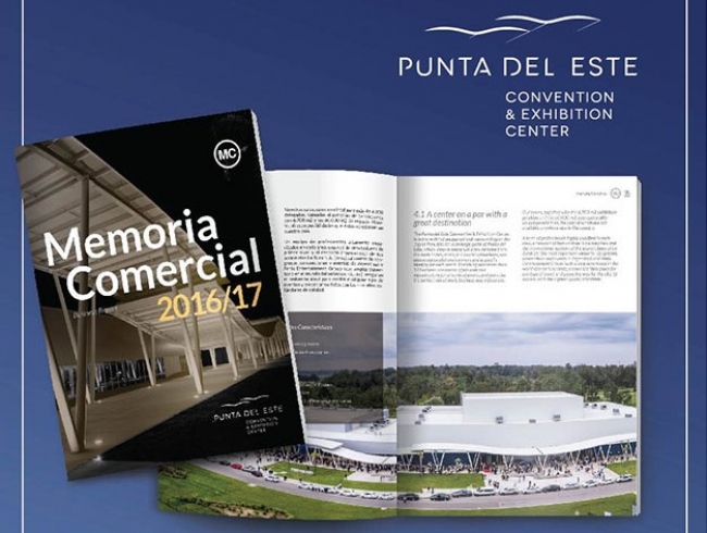 Punta del Este Convention &amp; Exhibition Center present&oacute; su Memoria Comercial