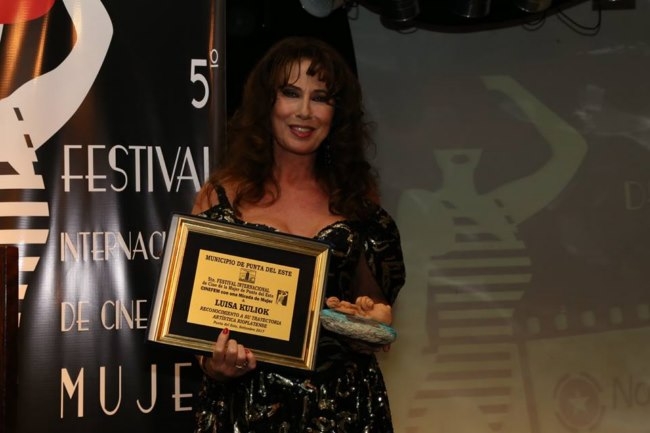 Luisa Kuliok brill&oacute; en el comienzo del 5&ordm; Festival Internacional de Cine de la Mujer