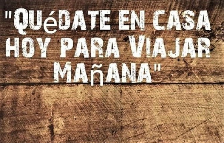 Por favor &iexcl;quedate en casa!