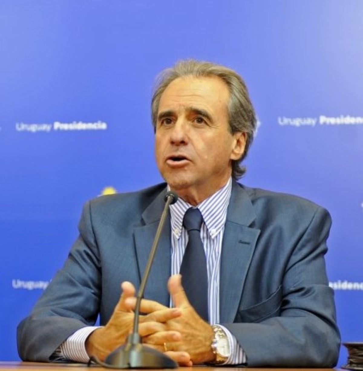 Viceministro Remo Monzegio, al frente de la delegaci&oacute;n de Uruguay en Seatrade Cruises Global
