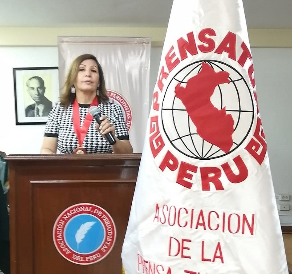 Presidente de PRENSATUR PERÚ, Sara Torres Lovatón