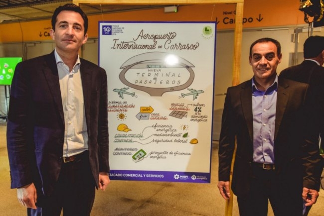 Aeropuerto de Carrasco reconocido con el Premio Nacional de Eficiencia Energ&eacute;tica