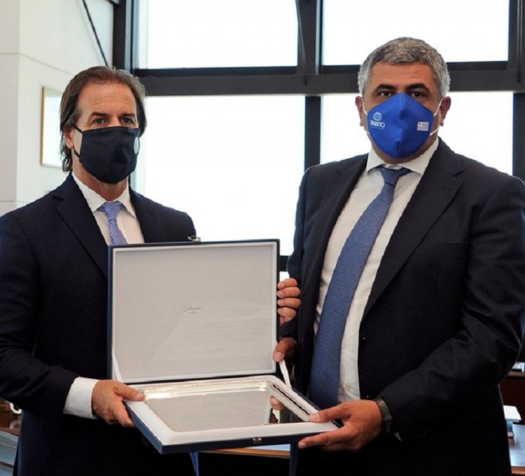 El presidente Lacalle Pou recibi&oacute; al secretario general de la OMT