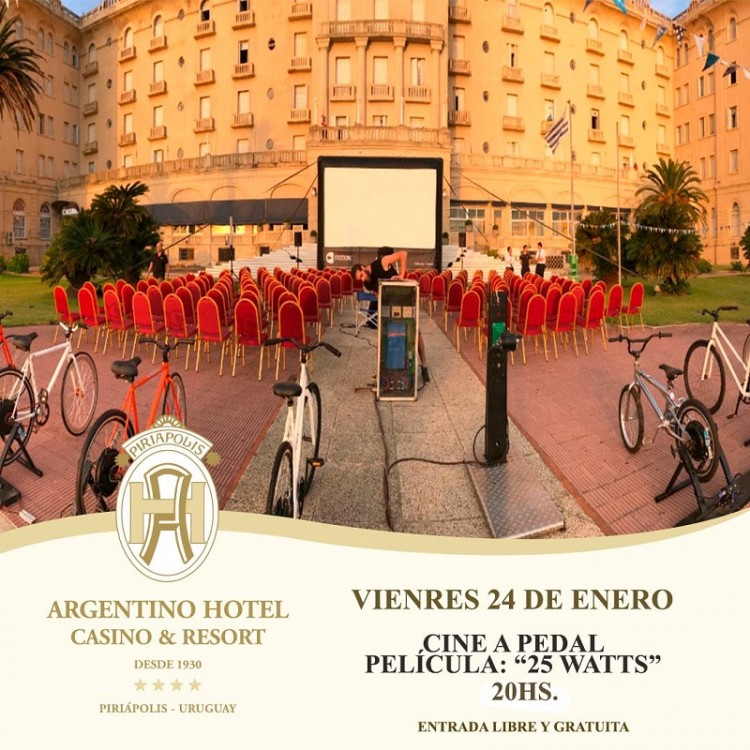 Cine y libros en el Argentino Hotel de Piri&aacute;polis